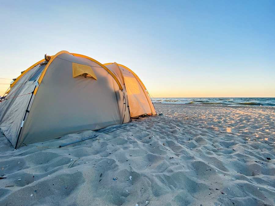 How Do You Secure A Tent On The Beach