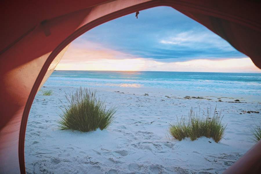 How To Put Up A Tent On The Beach