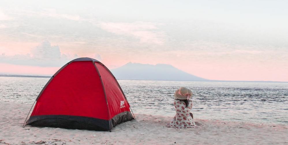 Tents On The Beach